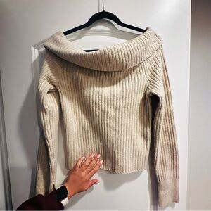 NWT Cozy Off-Shoulder Aerie Sweater